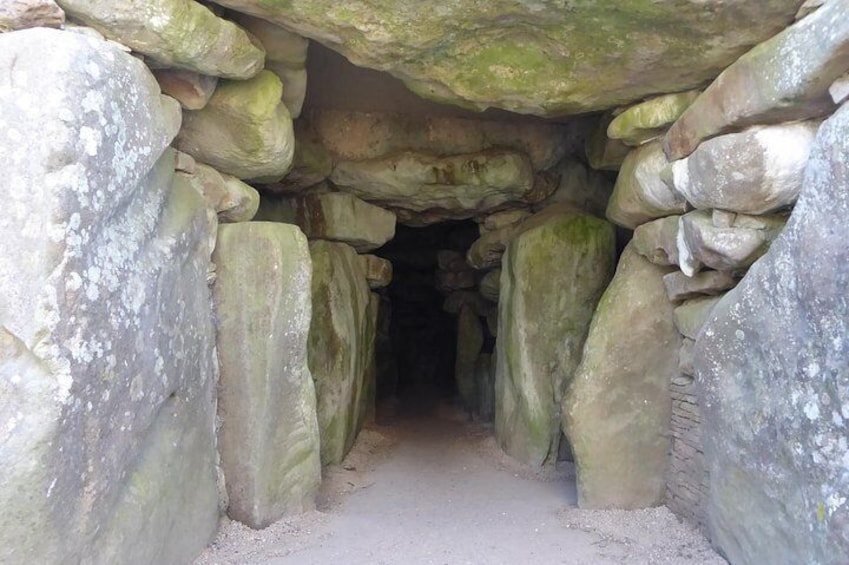 Entrance to the West Kennet Long Barrow - an ancient tomb