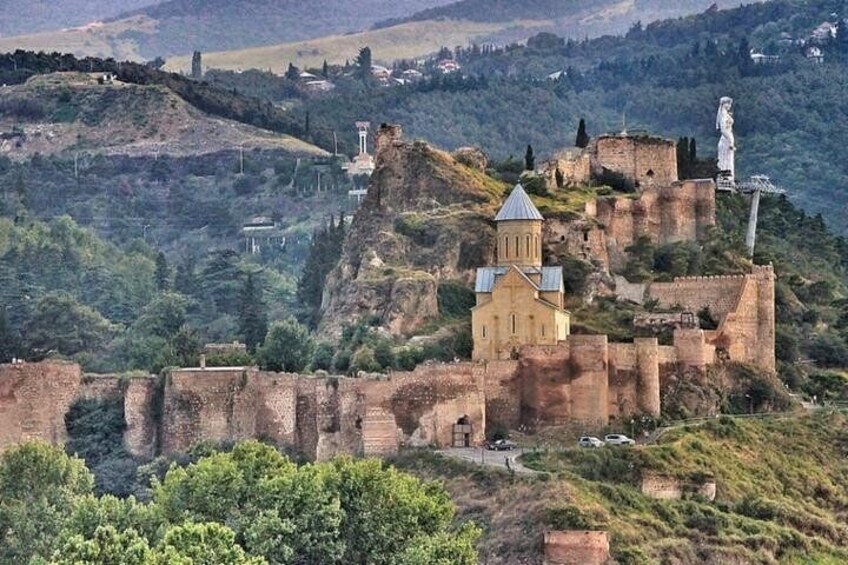 Narikala fortress in Tbilisi