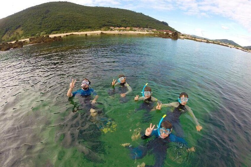 Kayak Route + Snorkel in Cantabria