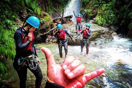 Rafting + Canopy + Canyoning = Special holiday offer. For a day
