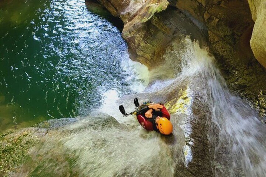 Canyoning du Groin near Lyon
