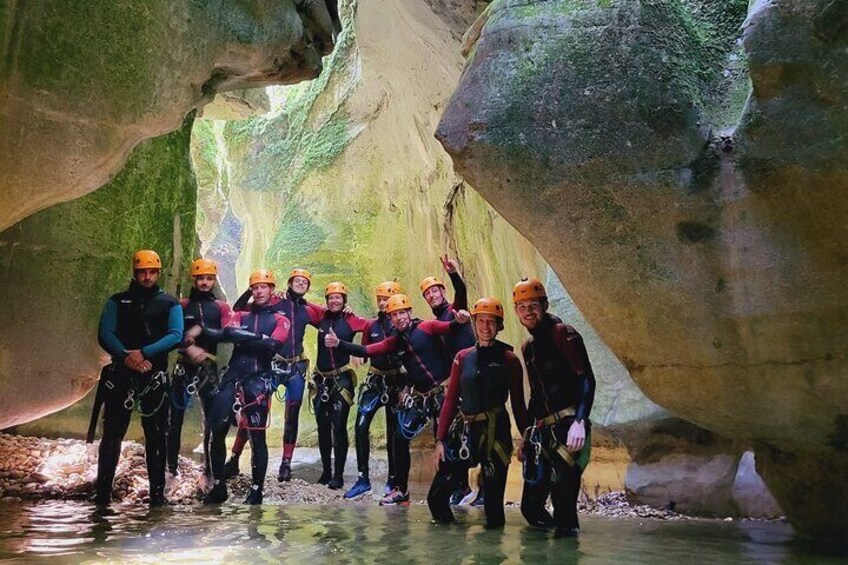 Canyoning du Groin near Lyon