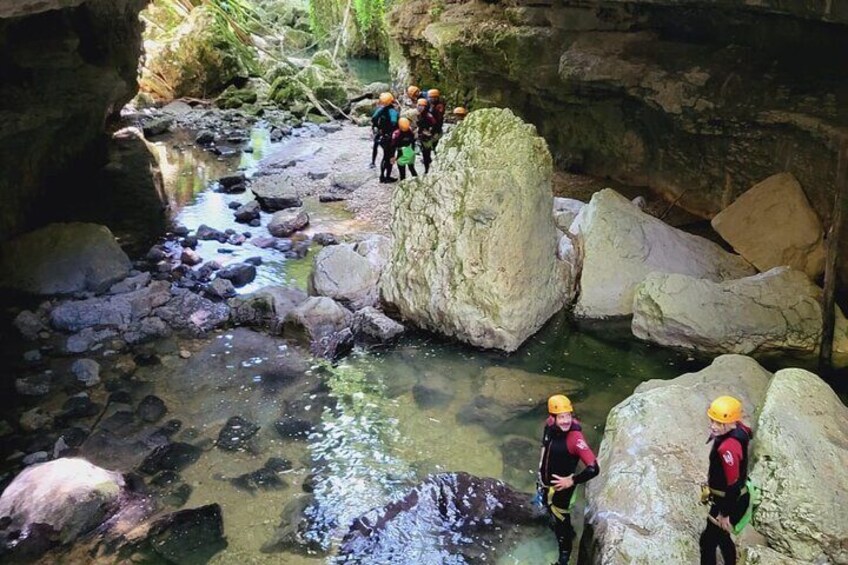 Canyoning du Groin near Lyon