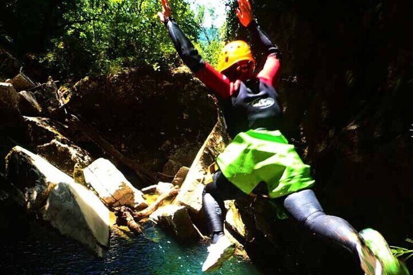 Canyoning du Groin near Lyon