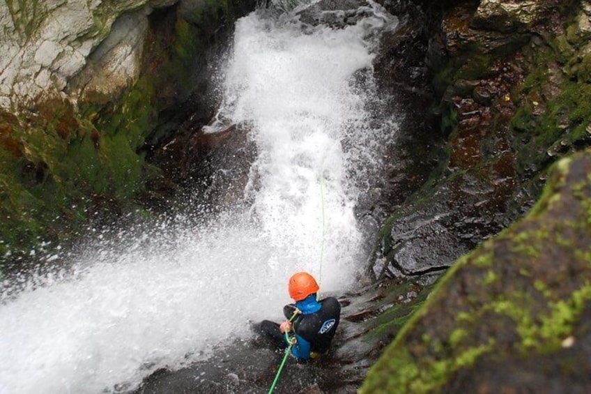 Canyoning sports day in the Furon en Vercors - Grenoble