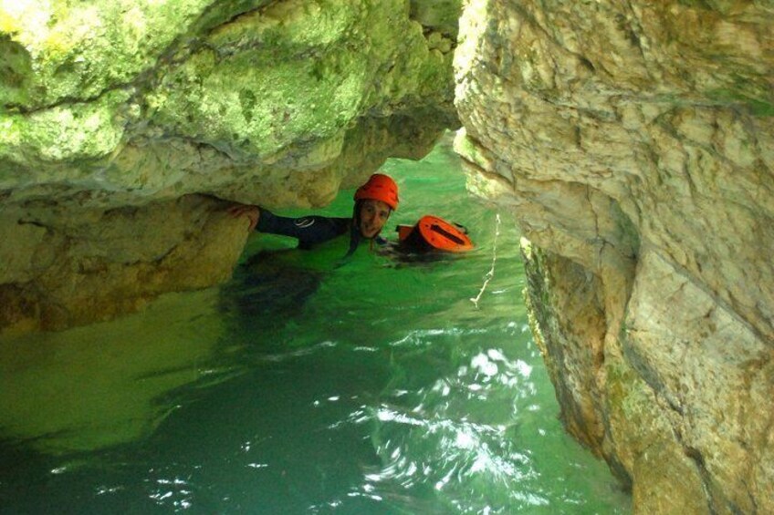 Canyoning sports day in the Furon en Vercors - Grenoble