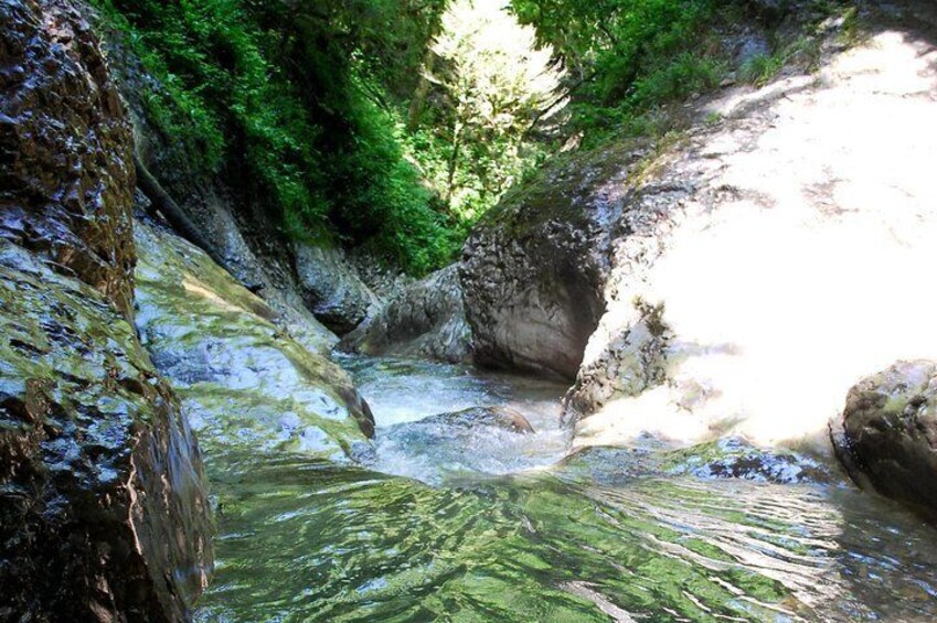 Sports Canyoning of Écouges bas in Vercors - Grenoble