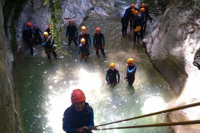 Sports Canyoning of Écouges bas in Vercors - Grenoble