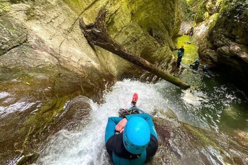 Sports Canyoning of Écouges bas in Vercors - Grenoble