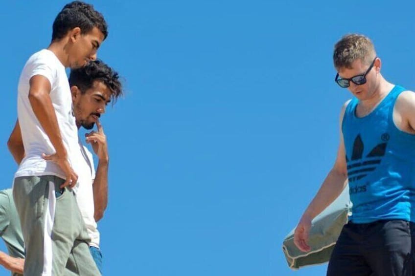 Sandboarding ( Sand Surfing ) in Agadir