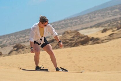 Sandboarding ( Sand Surfing ) in Agadir