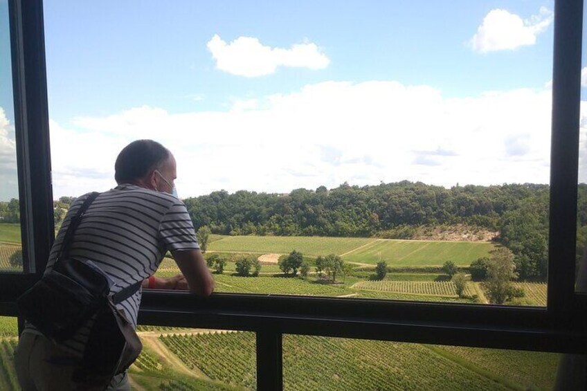 Morning in Saint-Emilion with visit to the castle and wine tasting