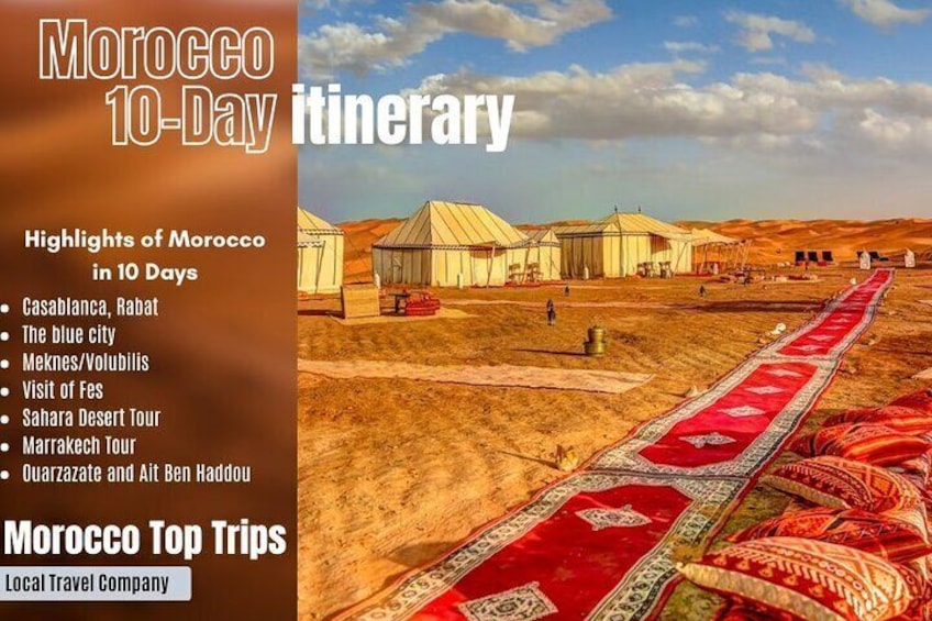 10-Day Luxury Private Vacation Package in Morocco