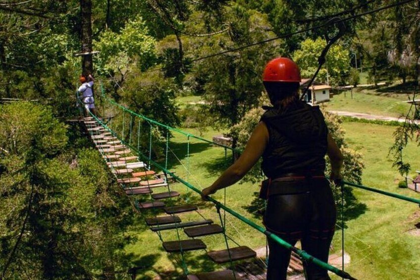 Arborismo in Horto Florestal - Campos Do Jordão