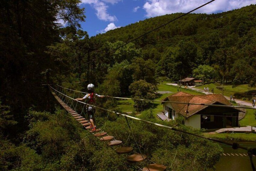 Arborismo in Horto Florestal - Campos Do Jordão