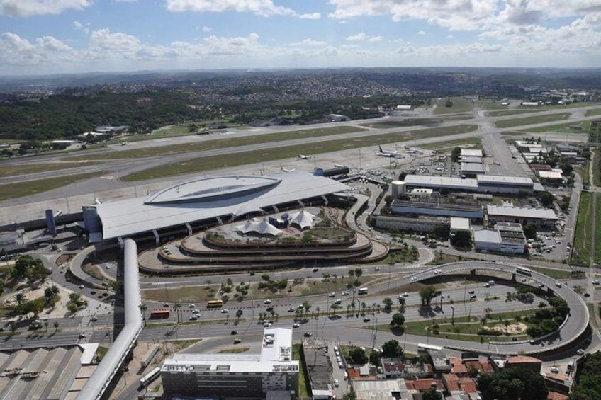 aerial view of Recife Airport