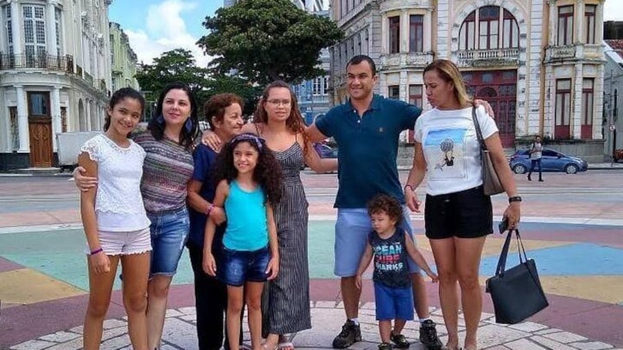 Caetano Family in City Tour Recife Olinda.