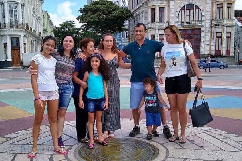 Caetano Family in City Tour Recife Olinda.
