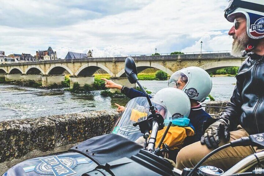 Half day tour on Sidecar from Amboise