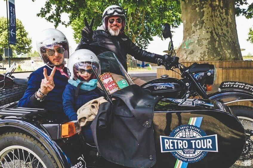 Half day tour on Sidecar from Amboise