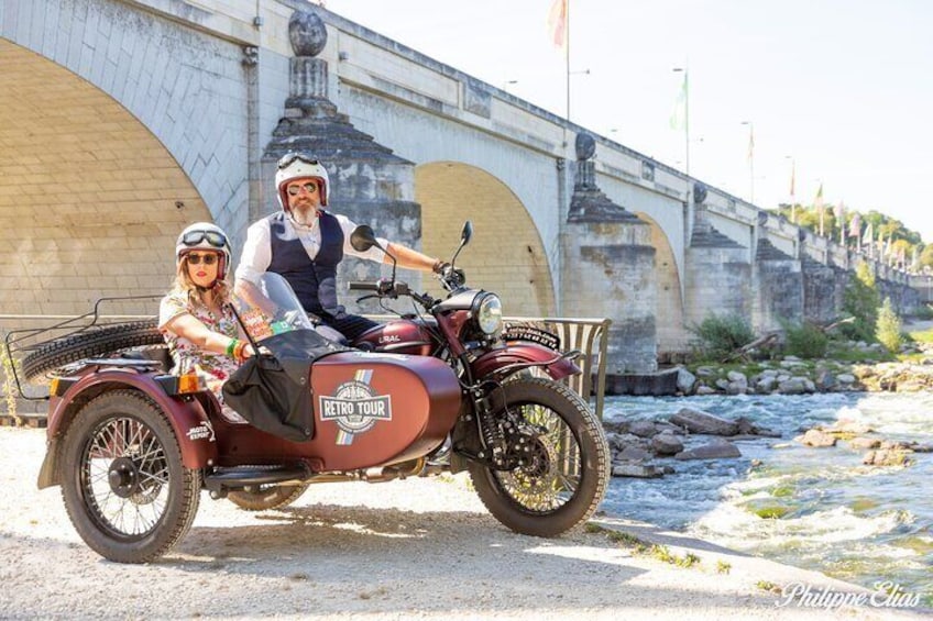 Half day tour on sidecar from Tours