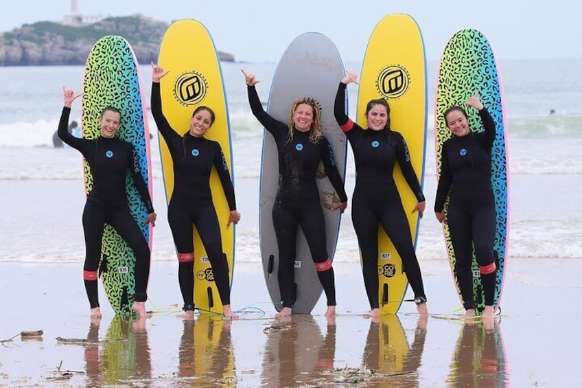 1-day Surf Course in Somo