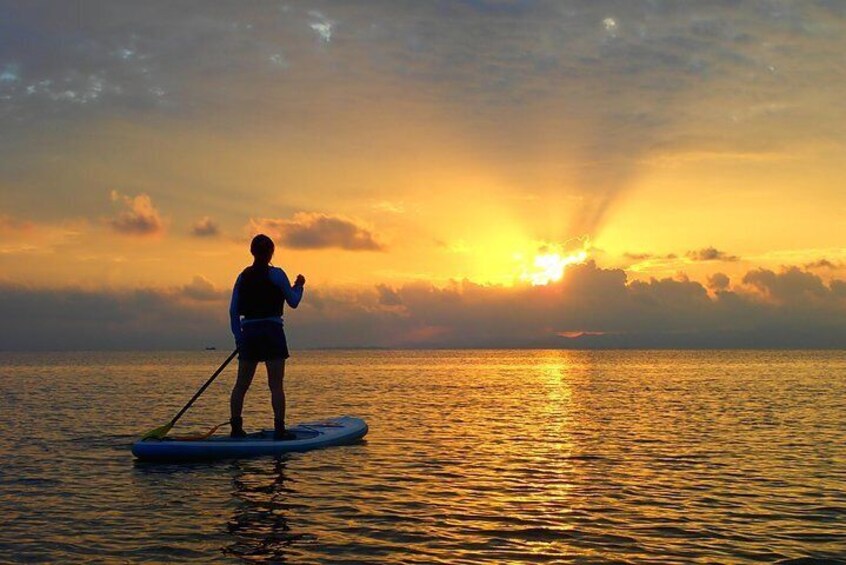 [Okinawa Ishigaki] Sunset SUP/Canoe tour in Ishigaki Island