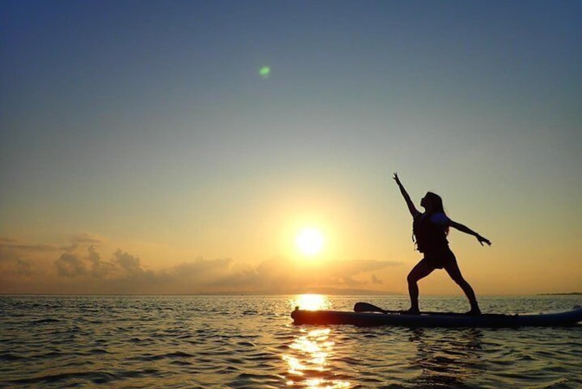 [Okinawa Ishigaki] Sunset SUP/Canoe tour in Ishigaki Island