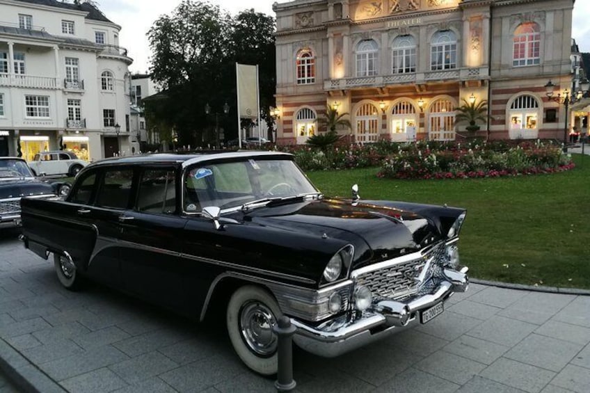 Vintage car in the heart of Baden-Baden