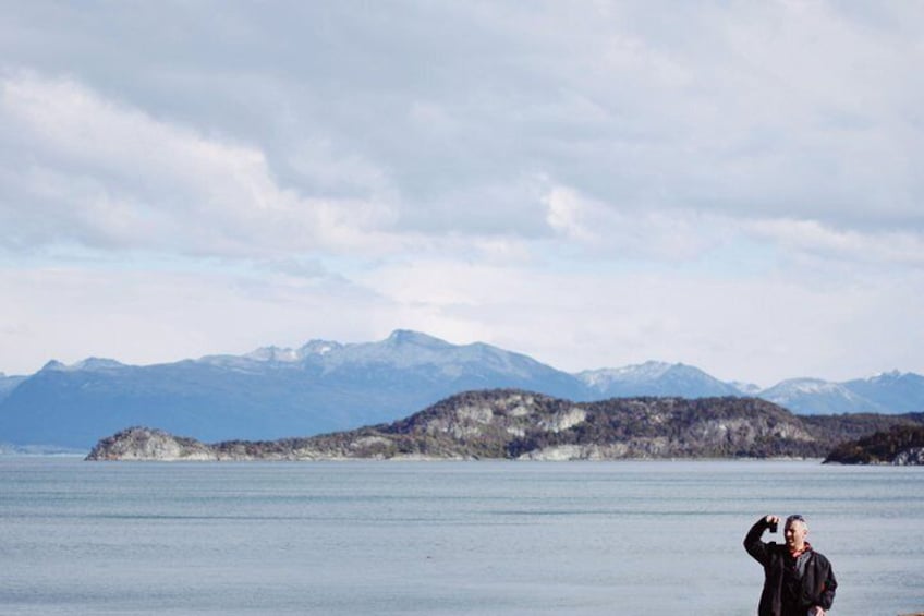 View of the Beagle Channel during the excursion to the Tierra del Fuego National Park