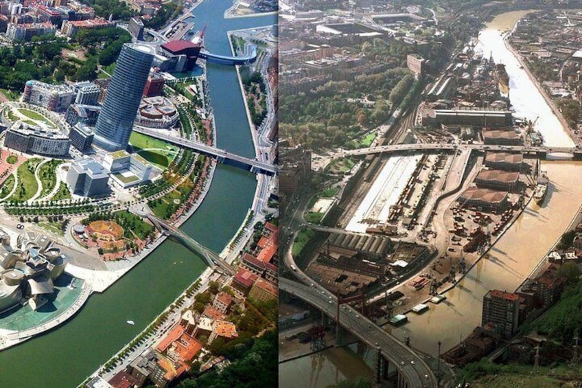 Transformation of Bilbao from 1989 to the present day.
