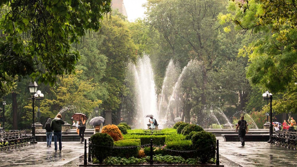 Fountain in Greenwich Village