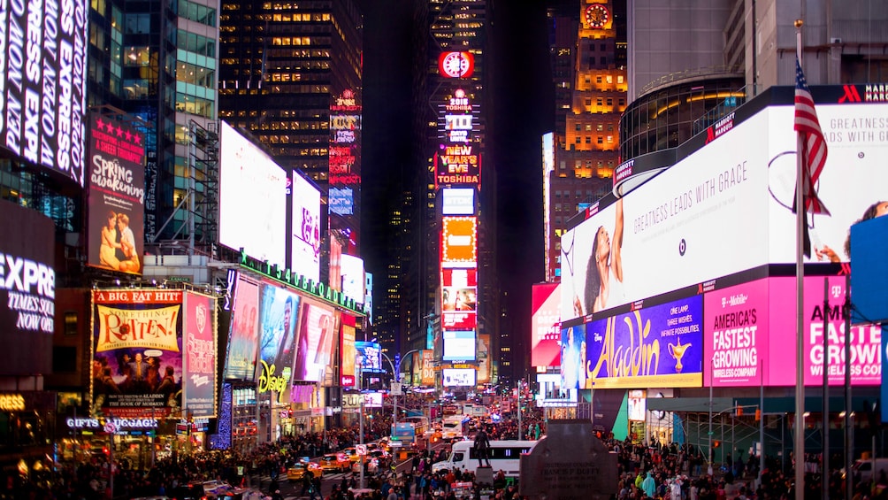 Times Square at night