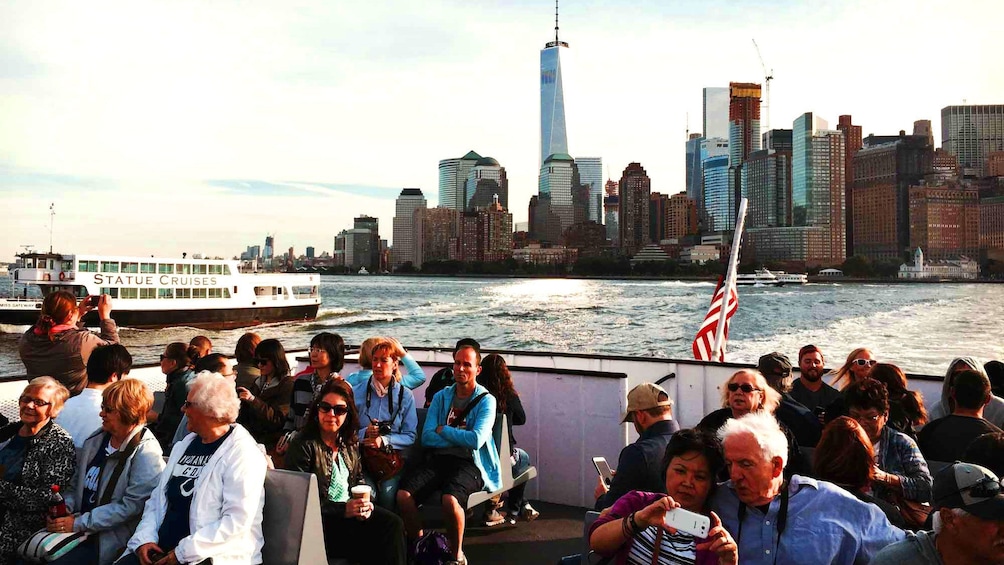 Show item 5 of 9. Group of Ferry to Ellis island