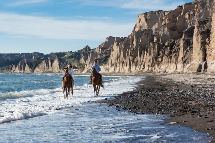 Horse Riding to Black Sandy Beach