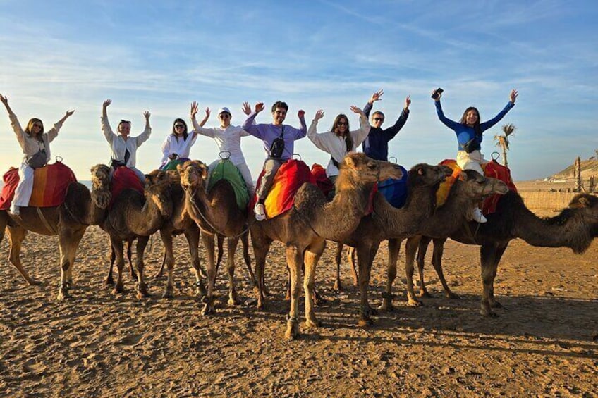 Camel ride in Tanger