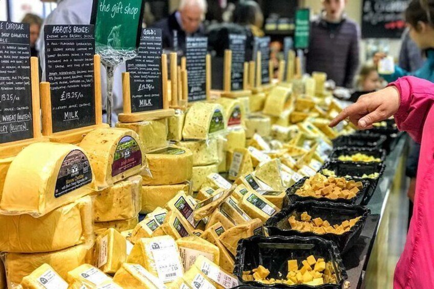 Plenty of Cheese to choose from at Wensleydale Creamery
