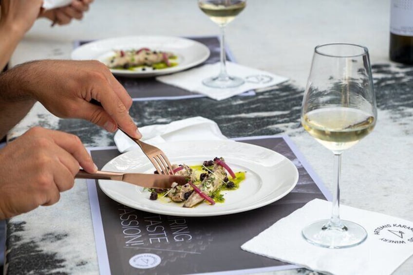 Santorini Private 10 Wine Tastings with Dinner & Oia Sunset