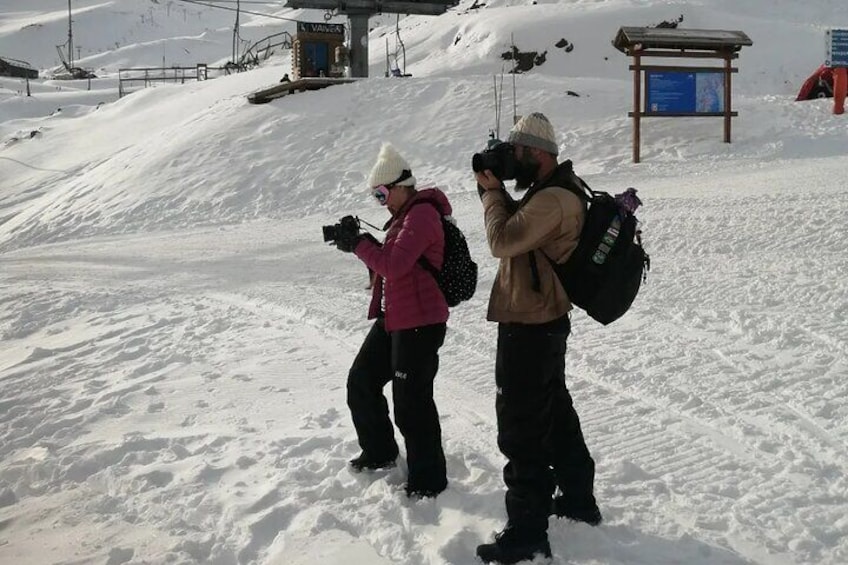 Visit to snowy valley