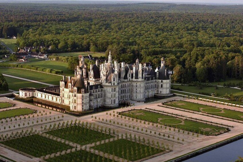 Chambord from the sky