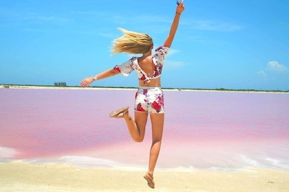Coloradas Pink Lagoon Adventure from Playa del Carmen and Riviera Maya