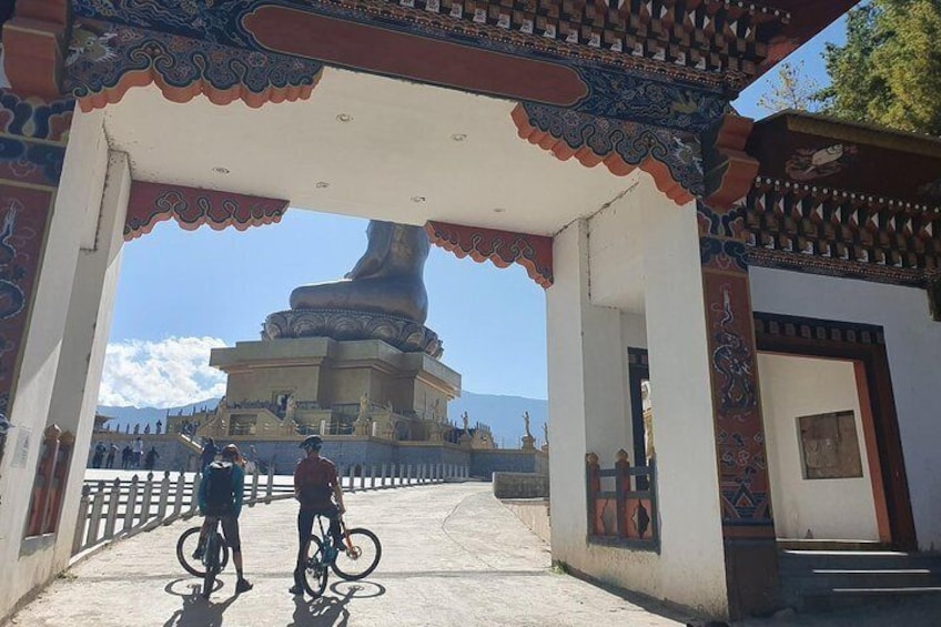 Mountain biking in Thimphu