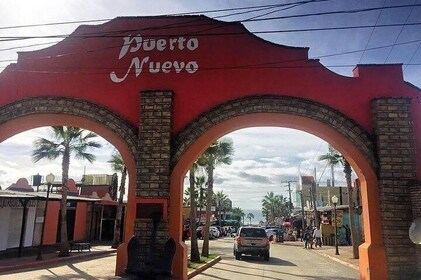 Recorrido de San Diego a rosarito /portales/puerto nuevo langosta