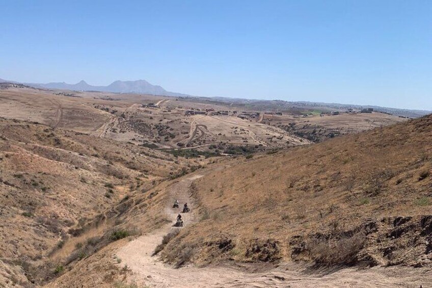 Motorcycle ride in the mountains & Puerto Nuevo Langosta