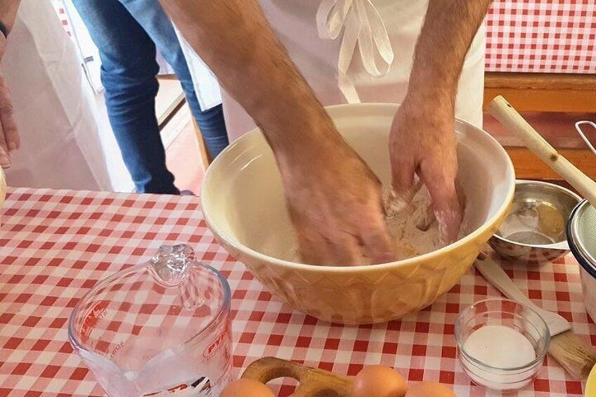 Baking traditional Irish Soda bread and scones