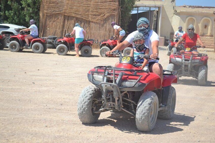  3 hours safari afternoon with the ATV quad & camel ride - Marsa Alam