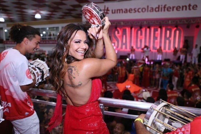 Samba Show Experience - Salgueiro Samba School Rehearsal