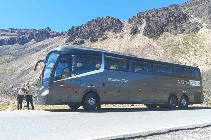Turist Bus Colca Canyon (Chivay) To Puno