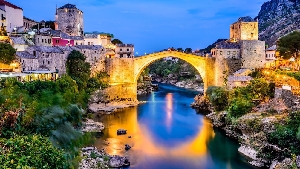 Mostar Tour with Entrance to Kravica Waterfall from Split