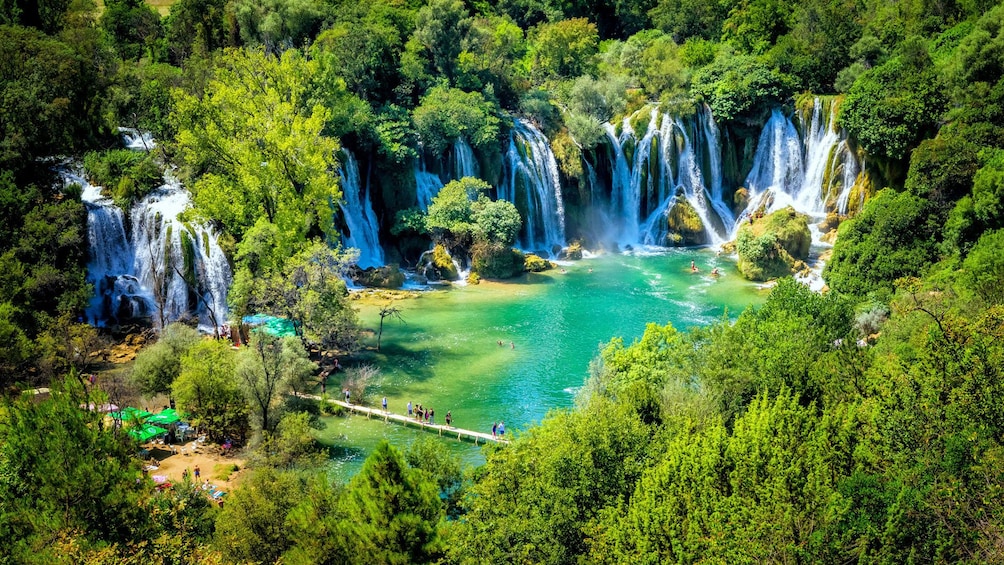 Mostar Tour with Entrance to Kravica Waterfall from Split